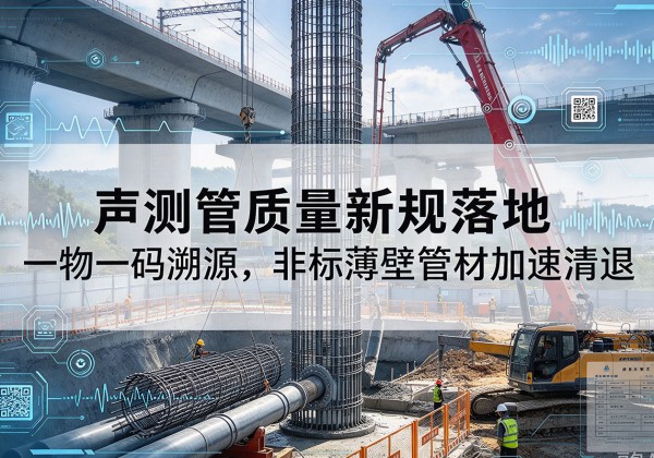 齐齐哈尔声测管质量新规落地，一物一码溯源，非标薄壁管材加速清退