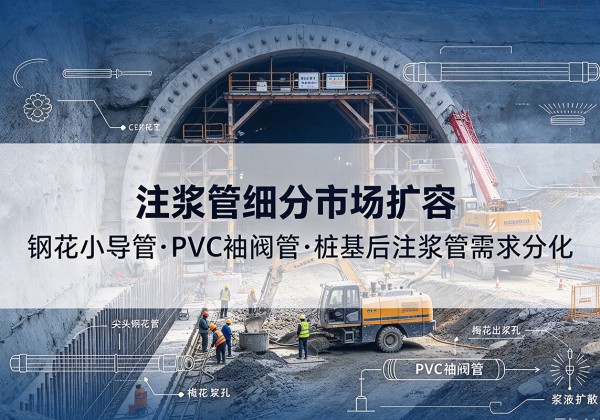 齐齐哈尔注浆管细分市场扩容，隧道钢花小导管、PVC 袖阀管、桩基后注浆管需求分化